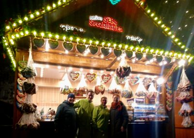 Stand von Friedrich Rüwe auf dem Bonner Weihnachtsmarkt
