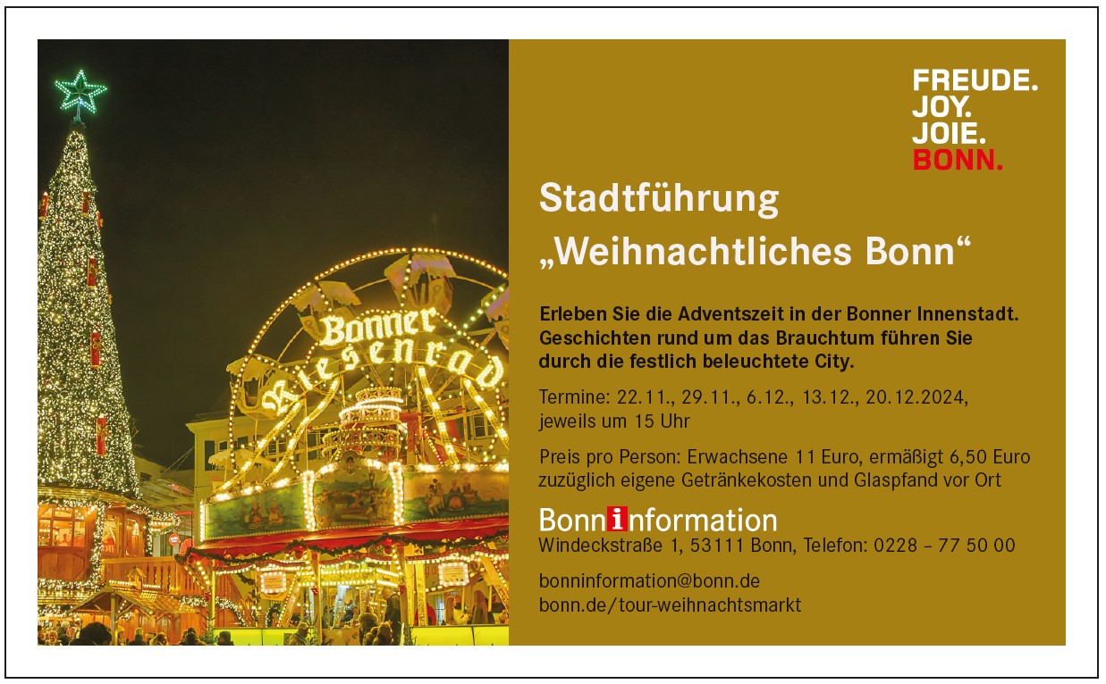 Stadtführungen der Bonn-Information