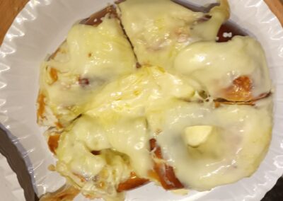 Feiner Französischer Raclette Käse auf dem Münsterplatz