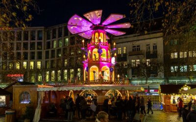 Telekom Baskets Profis schenken Glühwein aus!
